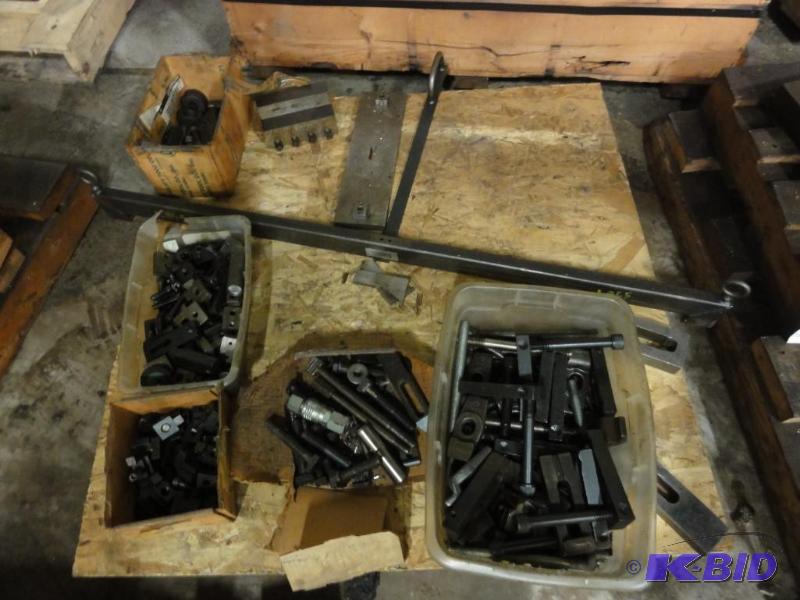 lot 370 image: Assorted Hold Down Clamps, T-Nuts, T-Bolts an...
