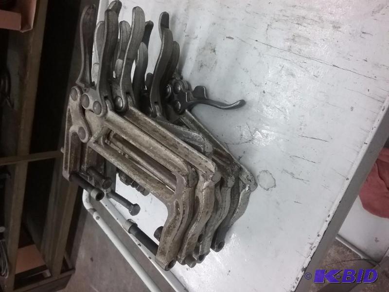 lot 405 image: Approx. (6) KnuVise and DaStaCo plier clamps ...