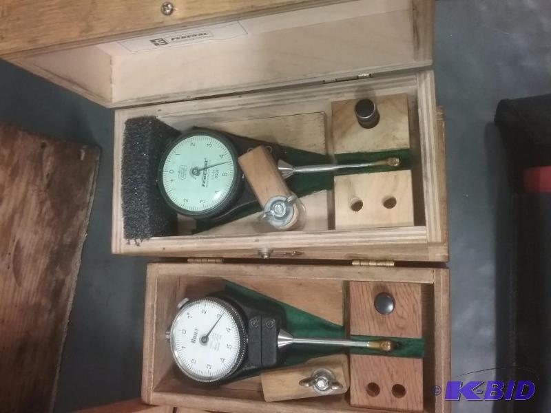 lot 464 image: (2) dial bore gages for approx. 38" bor...