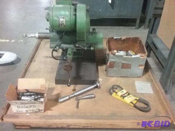 lot 47 image: Special grinding fixture made from the wheelh...
