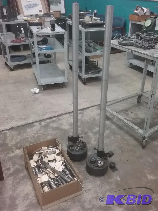 lot 482 image: (2) large height gagesheight fixtures 48&quo...
