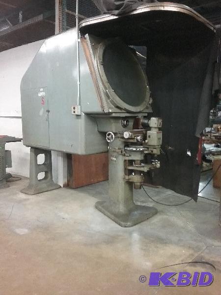 lot 50 image: Jones & Lamson PC-30 Optical Comparator. ...