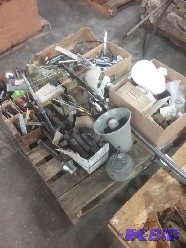 lot 510 image: Pallet of micellaneous items abrasive stones...