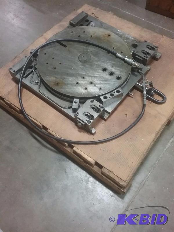 lot 533 image: Rotary table fixture, 23" diameter table...