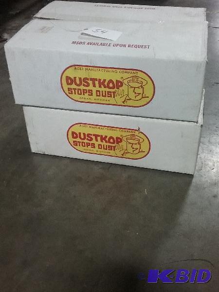 lot 54 image: (2) partial boxes of 18" x 23" Dust...