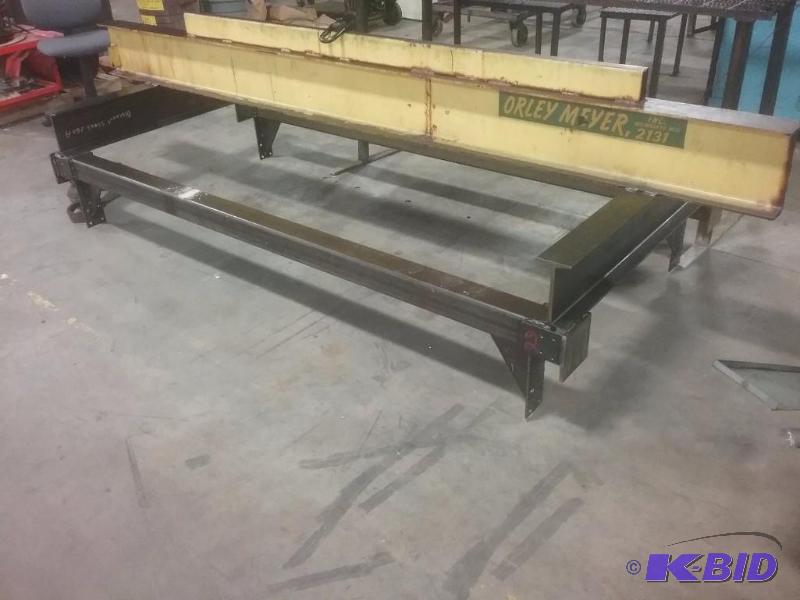 lot 649 image: Large shop built steel lifting frame, 104&quo...