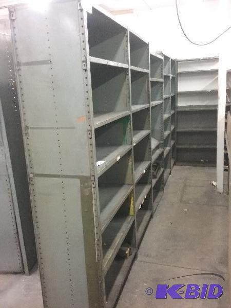 lot 70 image: (6) shelving units. (5) are 18&quotD x 36&qu...