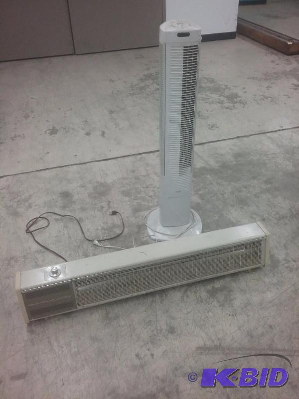 lot 721 image: Presto forced air heater with automatic tempe...