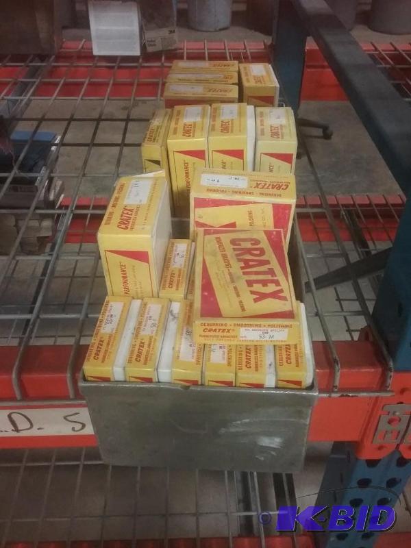 lot 738 image: Approx. (23) boxes of Cratex wheels, most eit...