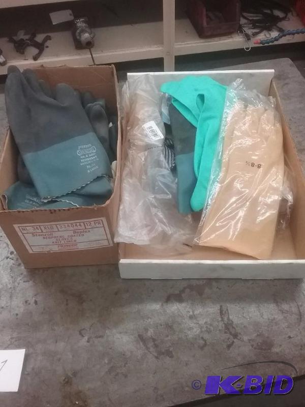 lot 741 image: (2) boxes of rubber gloves...