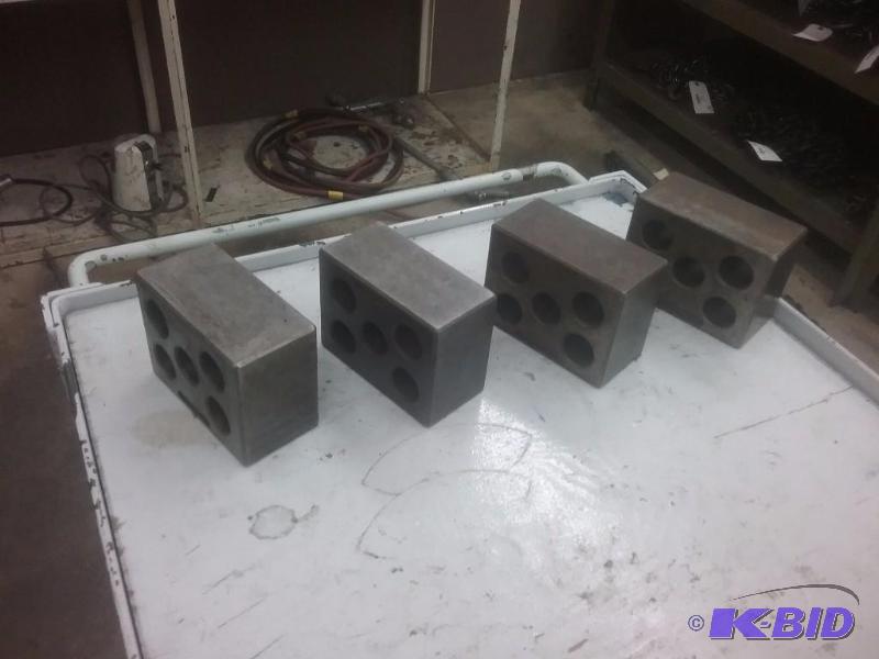 lot 766 image: (4) steel blocks, 2" x 3" x 4"...