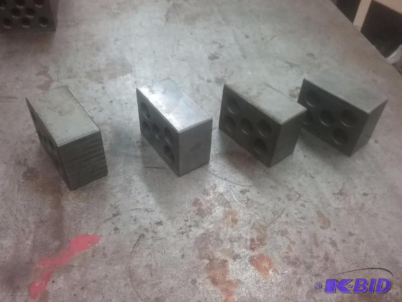 lot 767 image: (4) steel blocks, 2" x 3" x 4"...