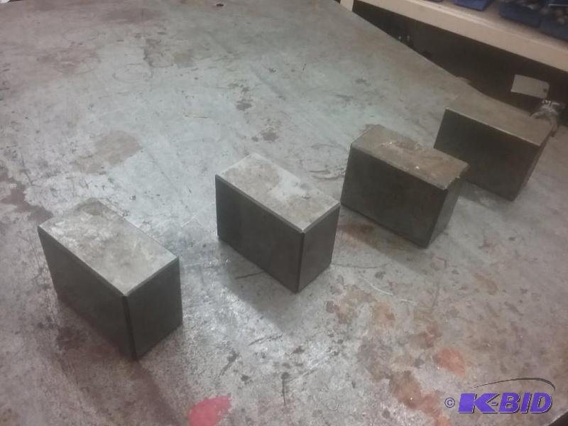 lot 768 image: (4) steel blocks, 2" x 3" x 4"...