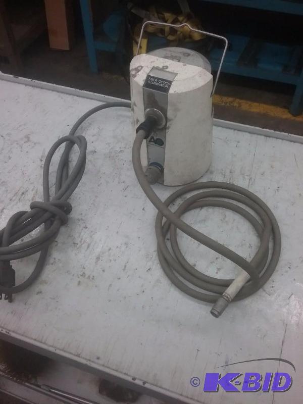 lot 790 image: American Optical model 1108 fiber optic illum...