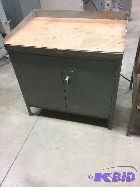 lot 95 image: 2-door steel cabinet 24&quotD x 36&quotW x ...