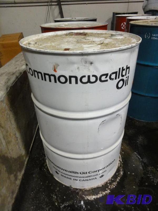 lot 952 image: Commonwealth Oil EDM 244, 55 drum gallon almo...