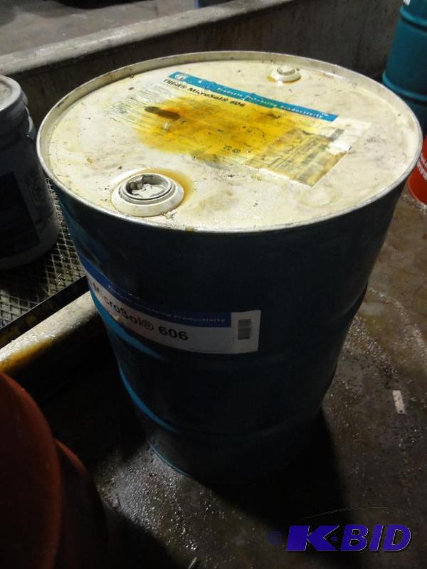 lot 958 image: Trim Microsol 606 55 gallon full (cutting and...