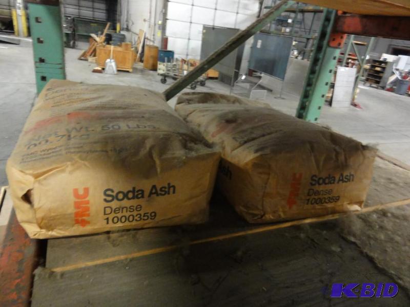 lot 961 image: (2) 50 Lb Bags FMC Soda Ash...