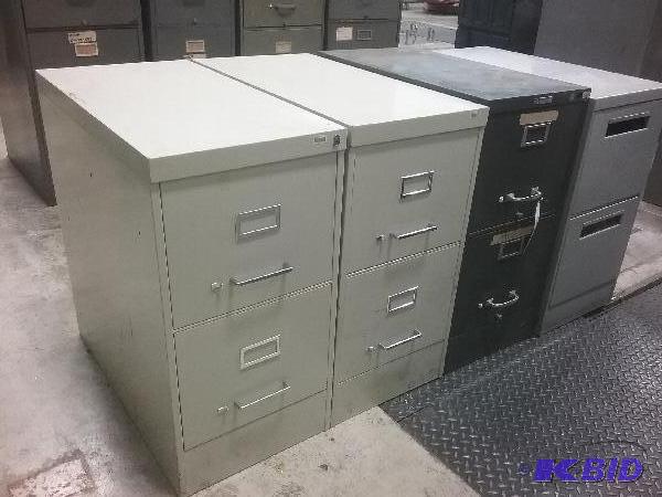 lot 103 image: (4) 4-drawer file cabinets. (4) 15&quot x 28...