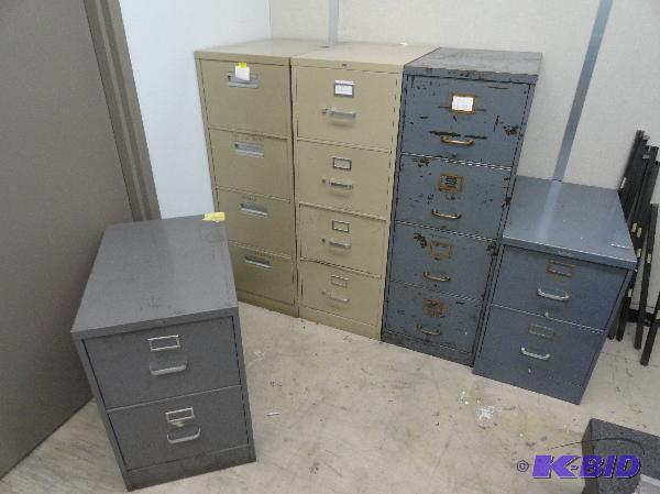 lot 148 image: (5) Assorted File Cabinets...