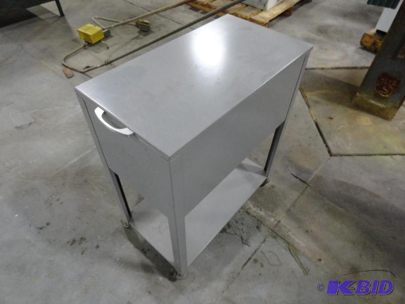 lot 195 image: Rolling File Cabinet with Lid...