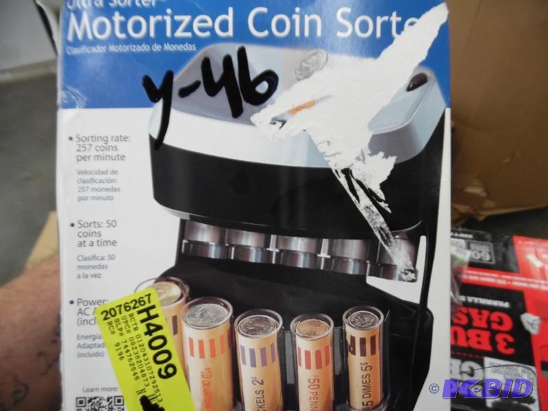 Motorized Coin Sorter