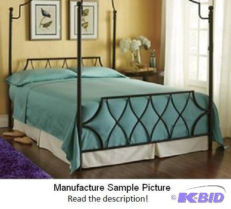 Iron Bed - Queen - Like the ornate latticewor...