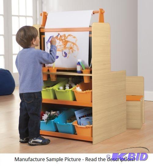 Pair of 2-in-1 Desk and Easel - Sure, you cou...
