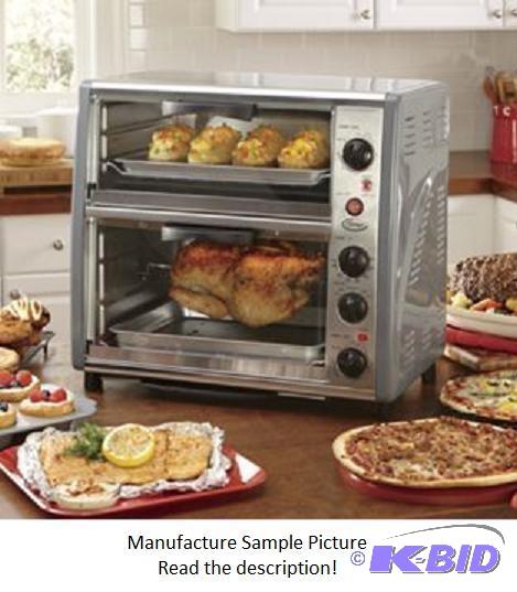 Ginnys Double Decker Toaster Oven - Graphite ...
