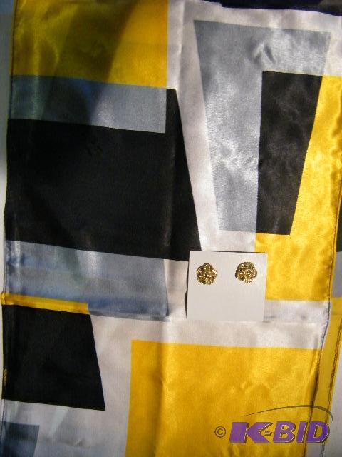 Cosetta Scarf with Earrings - Scarf is 53&quo...