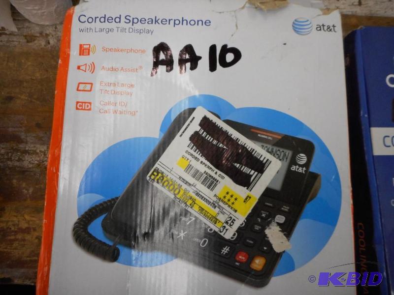 Corded speakerphone
