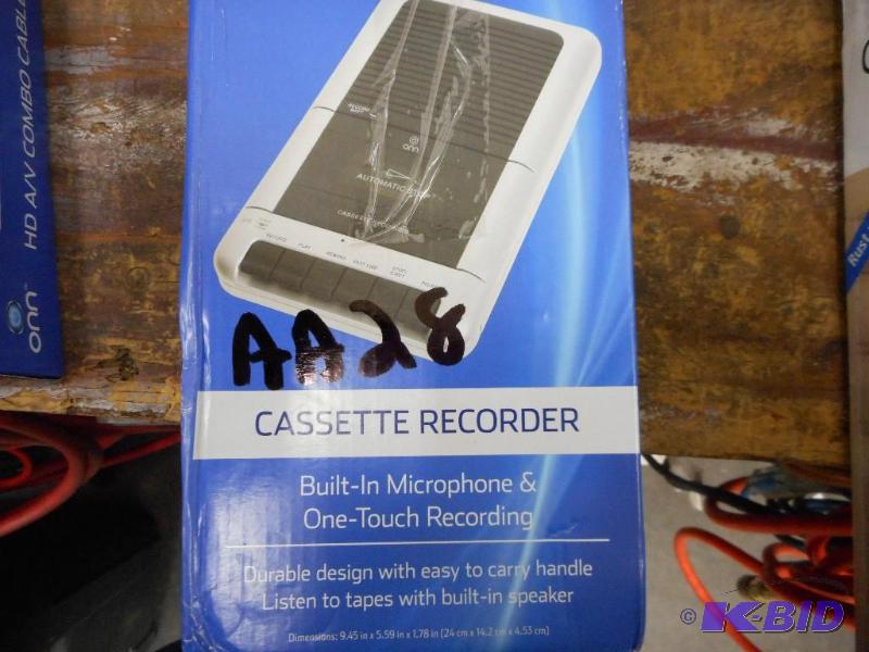 Cassette recorder