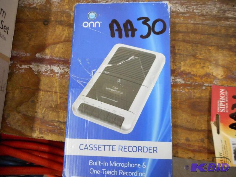 Cassette recorder