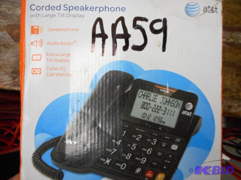 Corded speakerphone