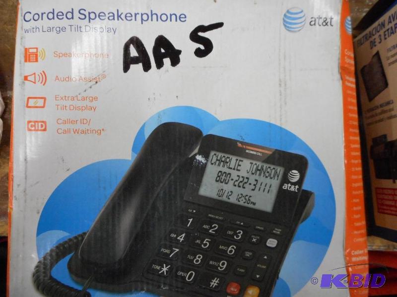 Corded speakerphone
