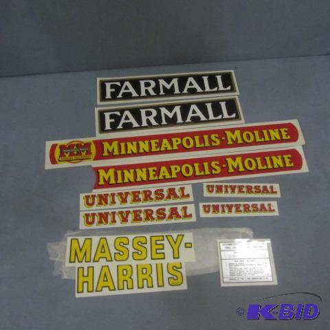 lot 104 image: Tractor & Implement Decals