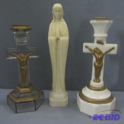 lot 107 image: Religious Candles Stands