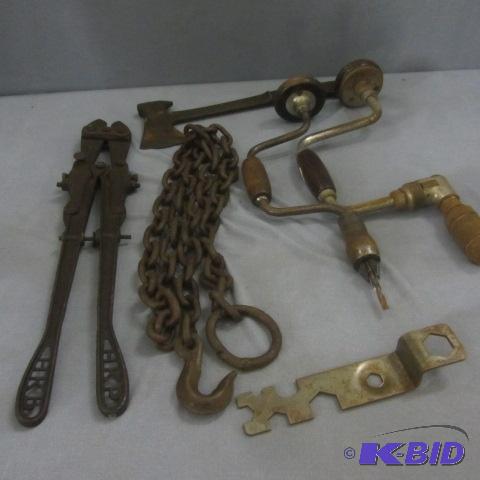 lot 111 image: Drill Press, Bolt Cutter