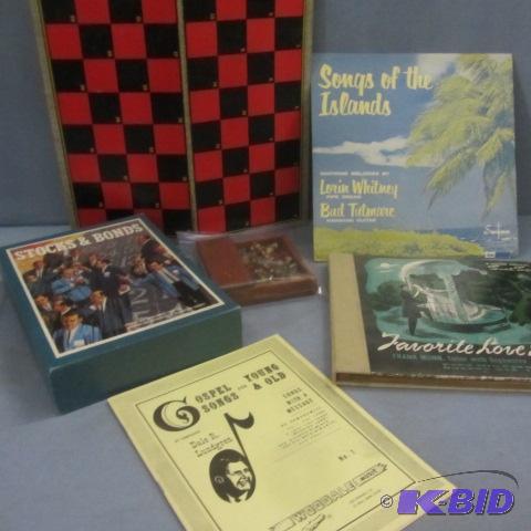 lot 121 image: Games & Songbooks