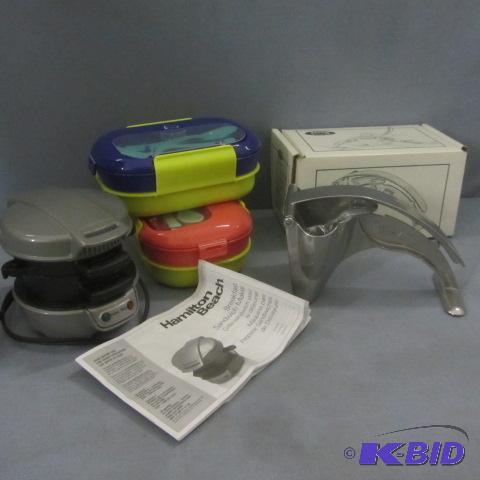 lot 133 image: HB Sandwich, Juicer, Lunch