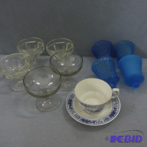 lot 35 image: Custard, Votive, Cup & Saucer