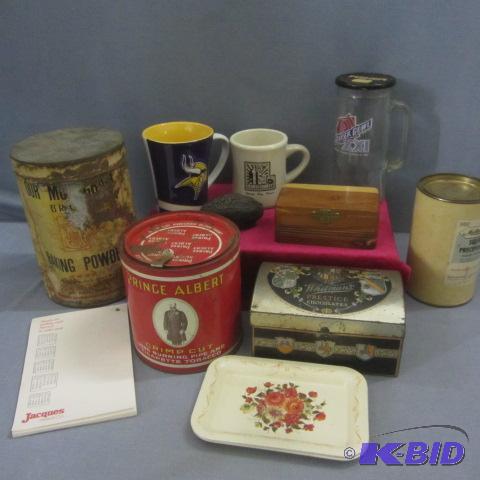 lot 66 image: Advertising Tins