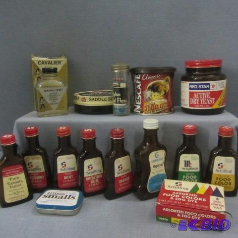 lot 78 image: Vintage Bottles, Tins