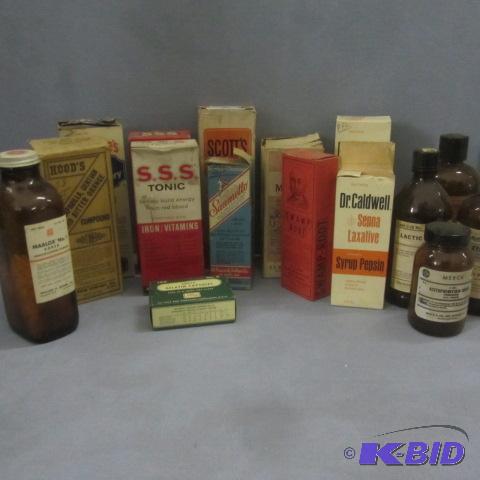 lot 80 image: Vintage Snake Oil Cures