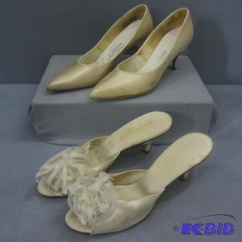 lot 83 image: Satin Shoes
