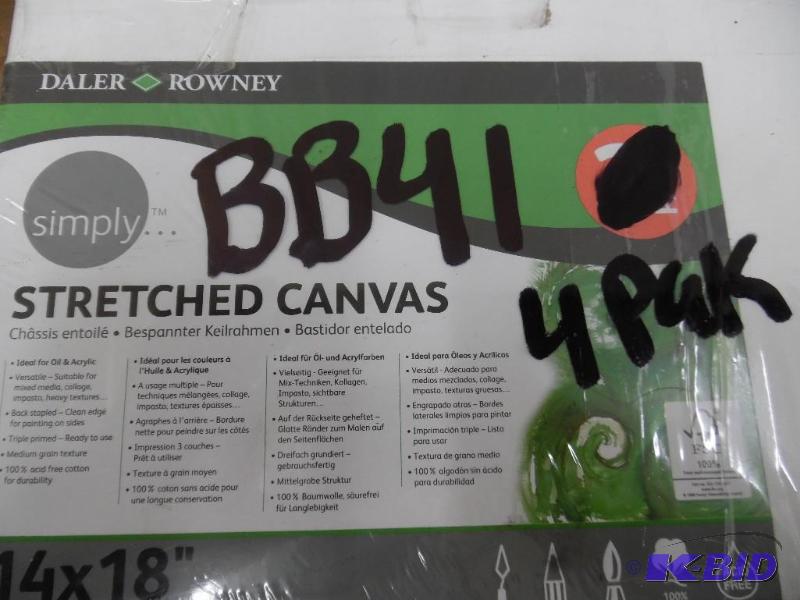 Stretched canvas