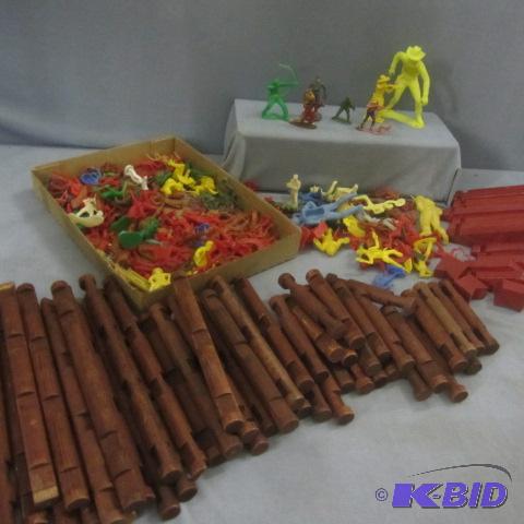 Cowboys, Indians, Army Men, Lincoln Logs