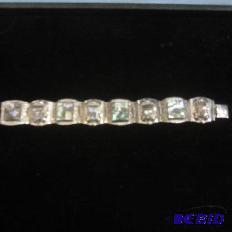 Silver Bracelet - Aztec