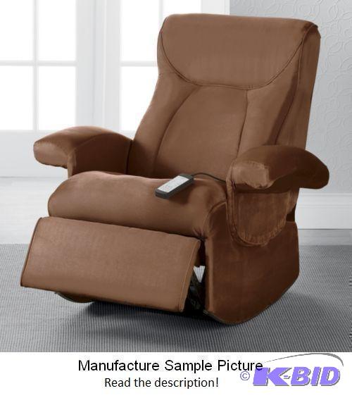 Microfiber Rocker Recliner Massage Chair - Br...