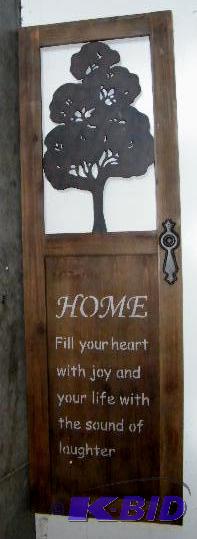 Wall Gate Home Tree - Metal - Has saying - Re...
